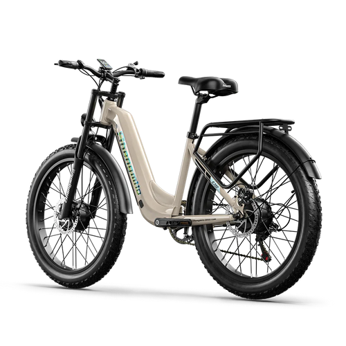 2000W Dual Motor Electric Fat Tire E-Bike for Adults – 48V 17.5Ah Battery, 26-Inch Commuter Electric Bicycle